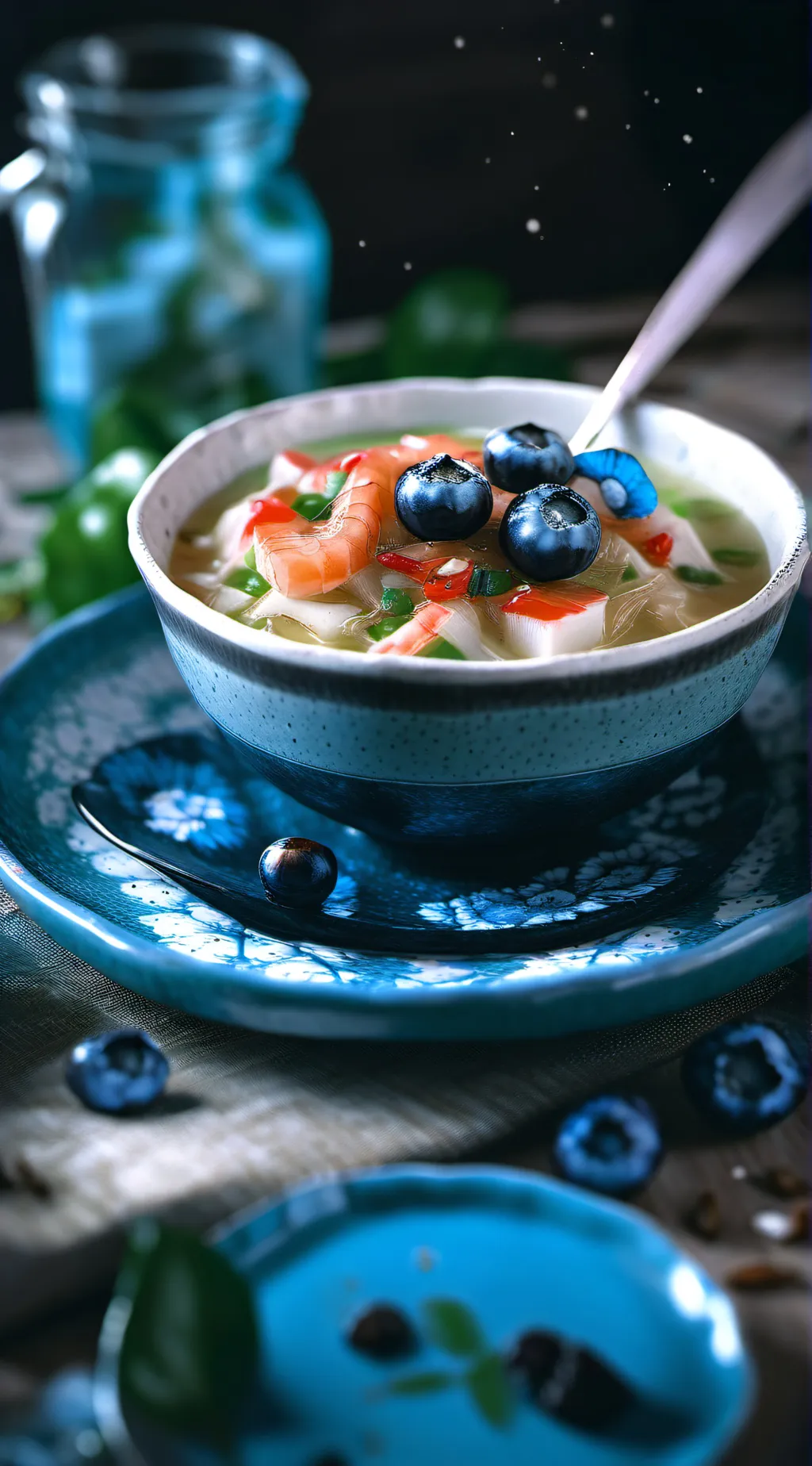 ai character: your favorite food background