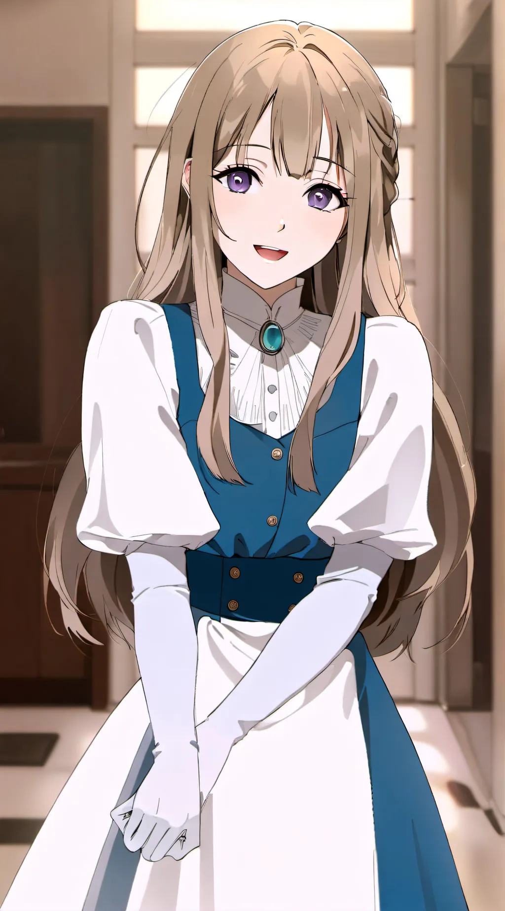 ai character: Mamako Oosuki  background