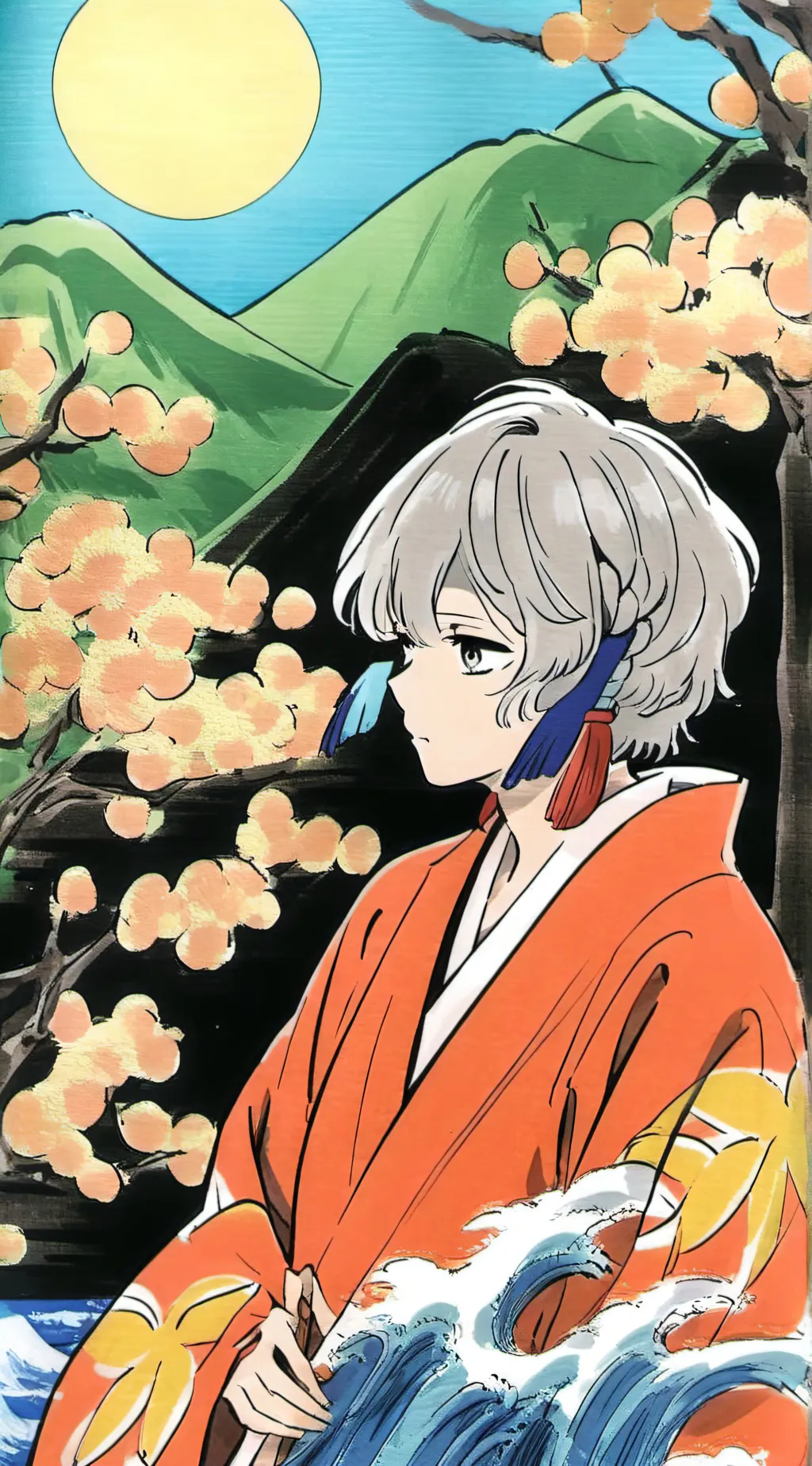 ai character: mark background
