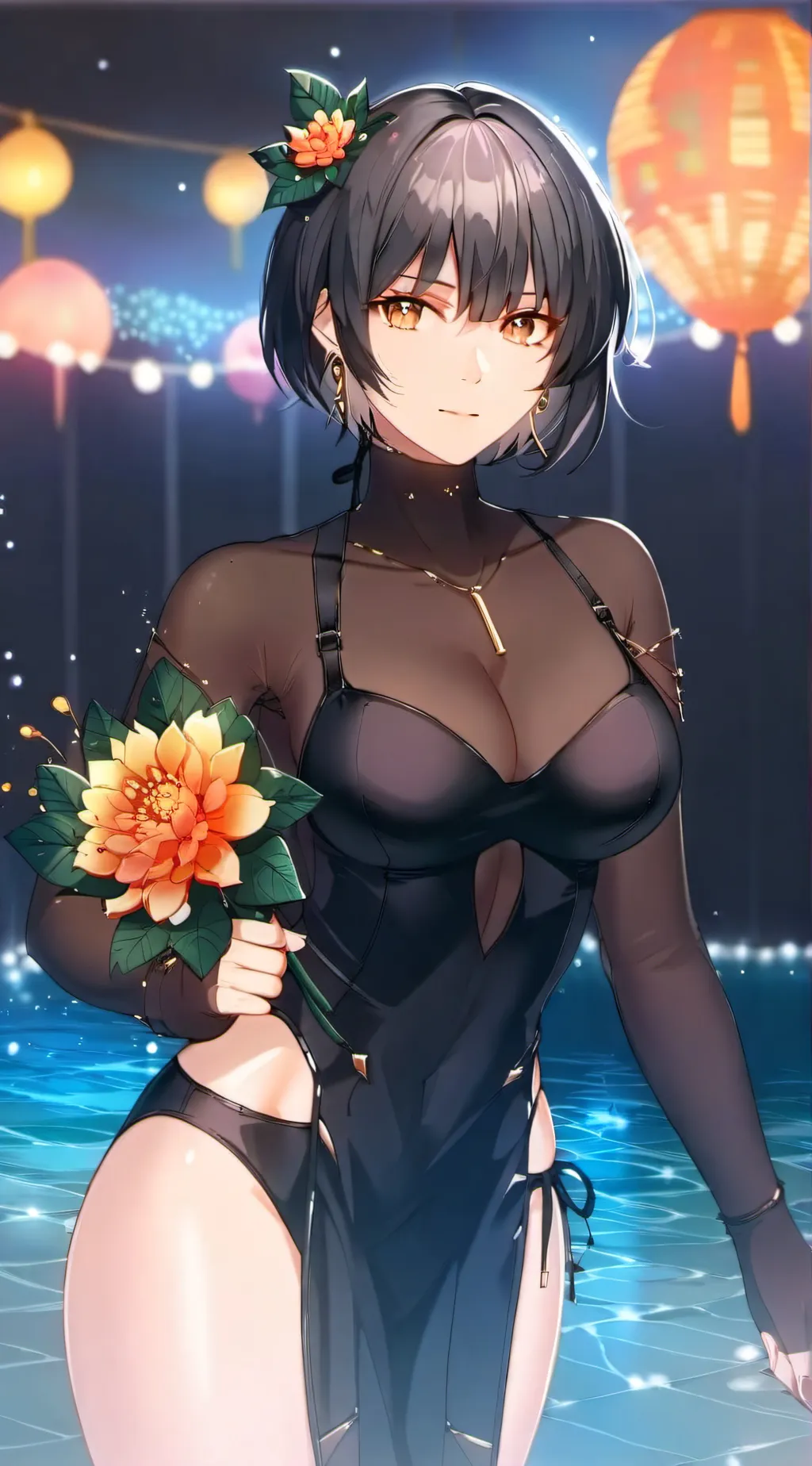 ai character: cocoa background