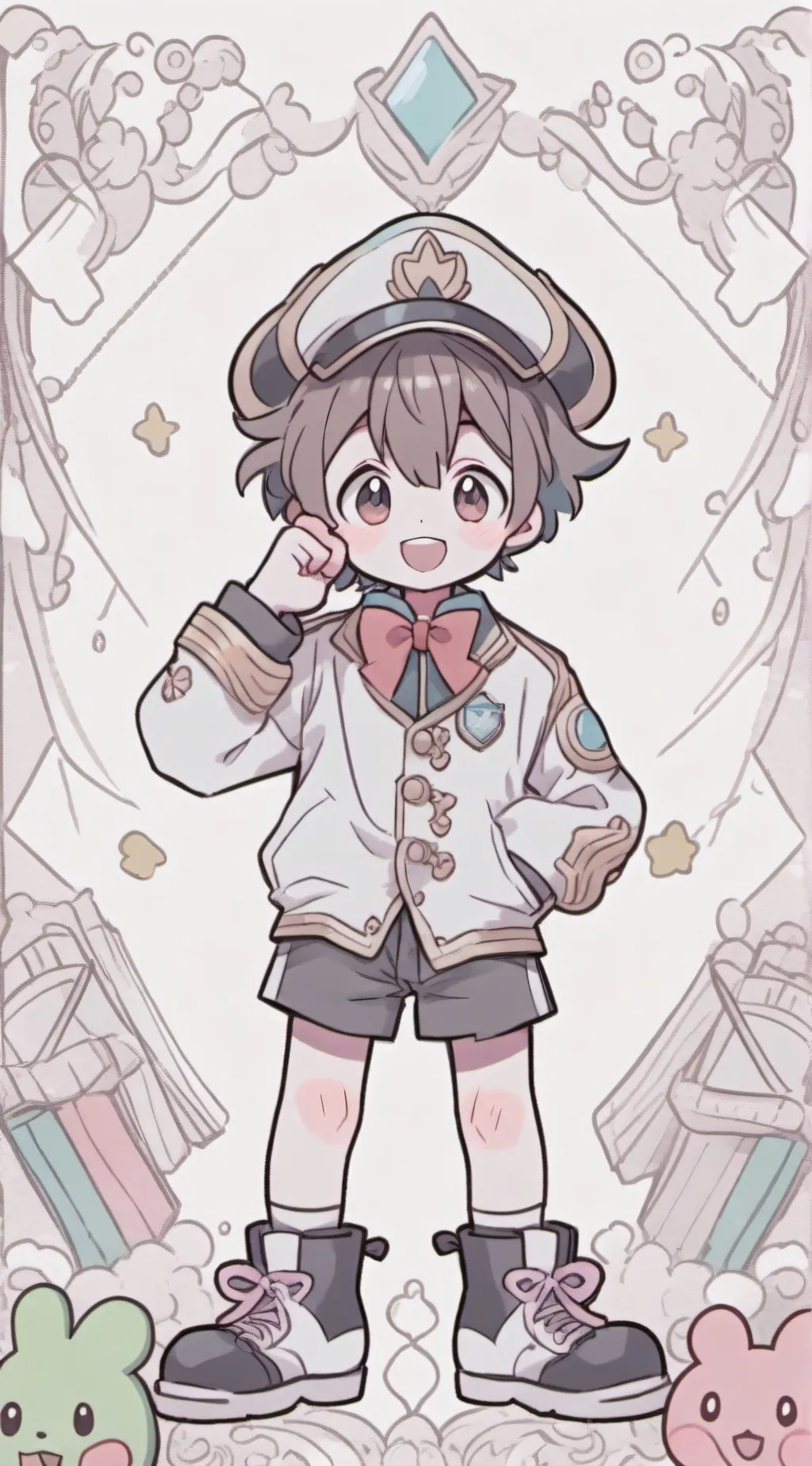 ai character: mha class 1A  background