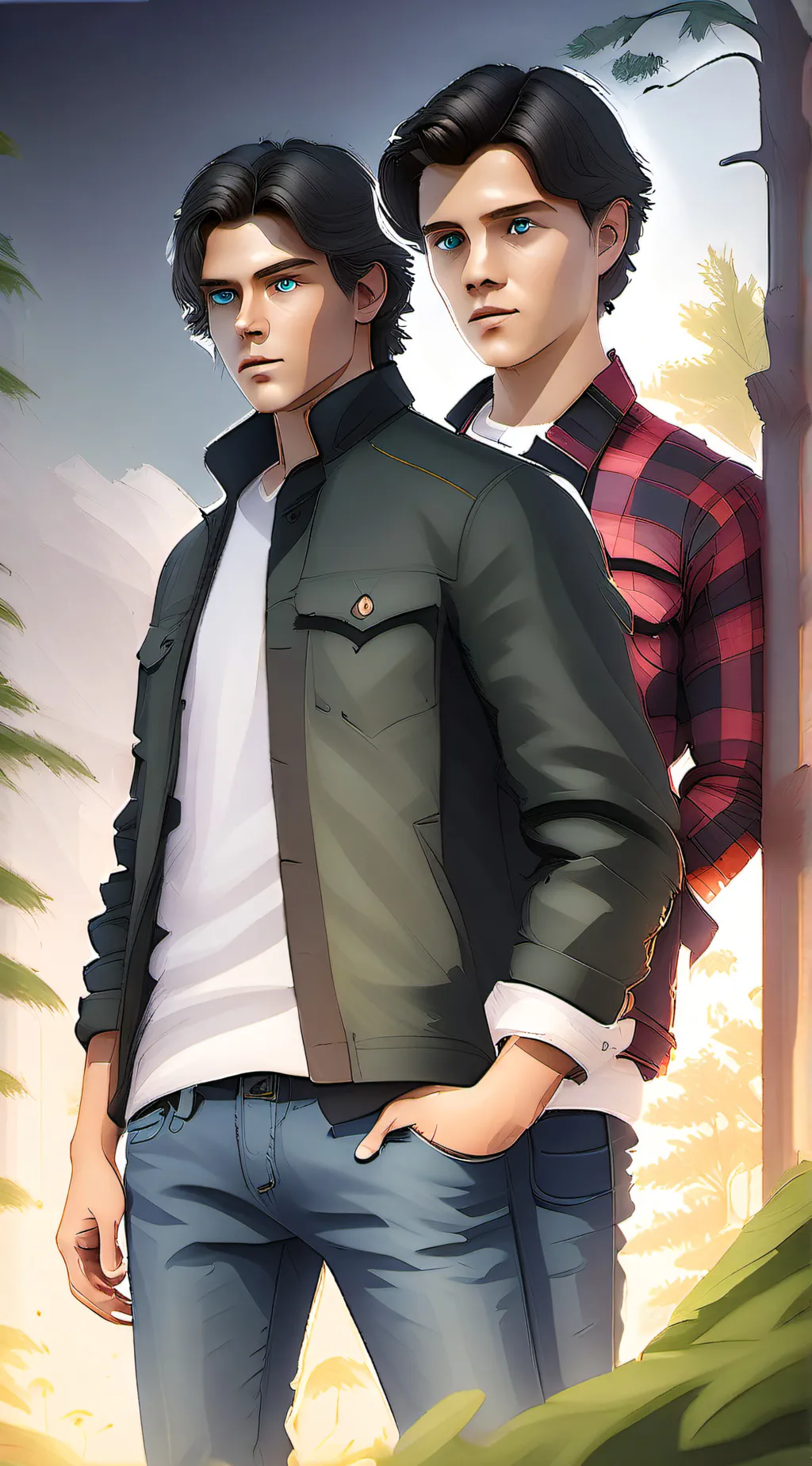 ai character: teen wolf background