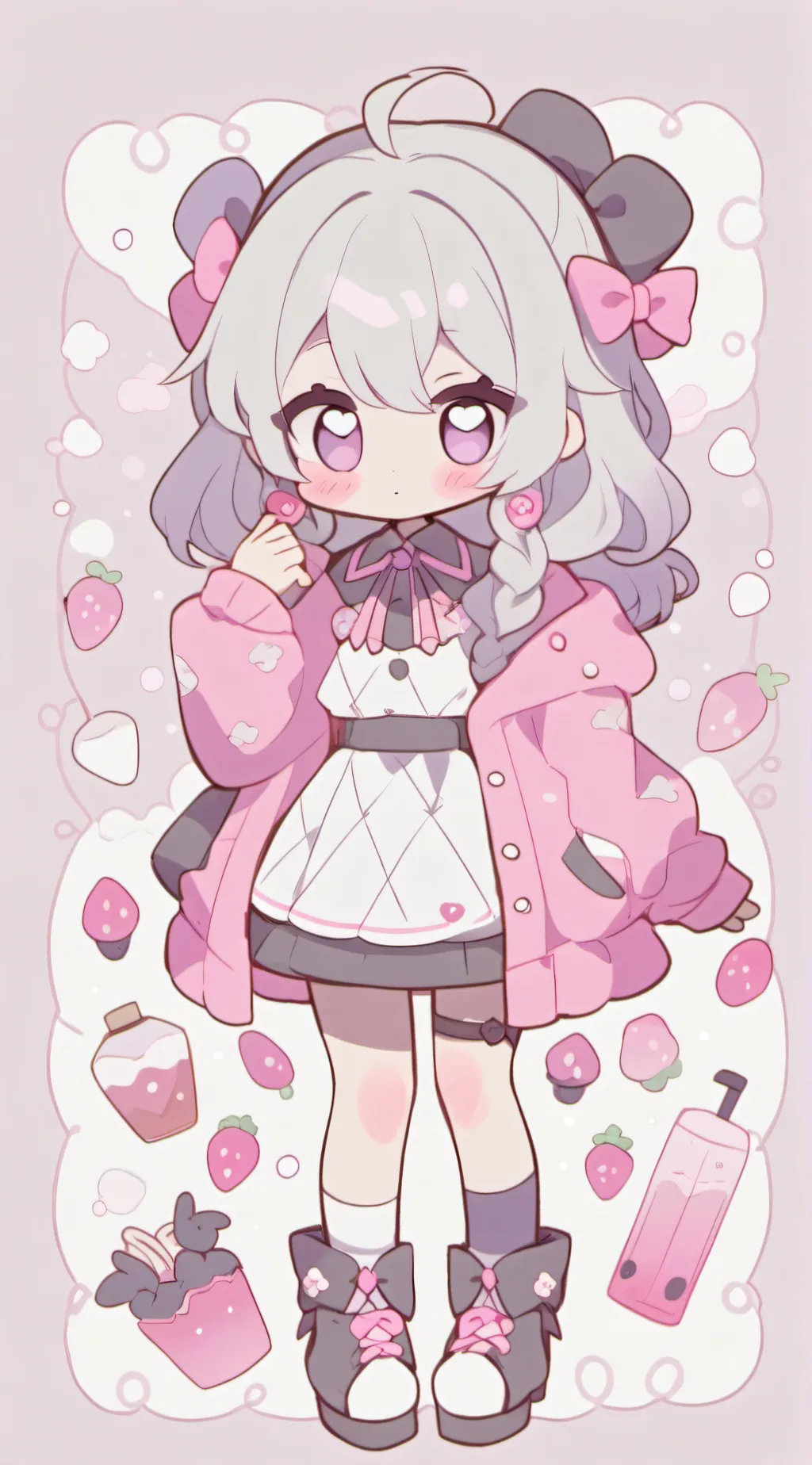 ai character: Sandy background