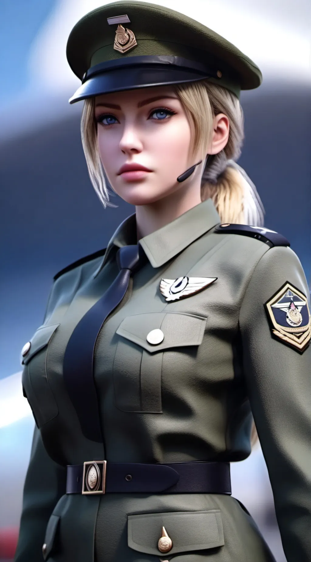 ai character: Tte. Sarah background
