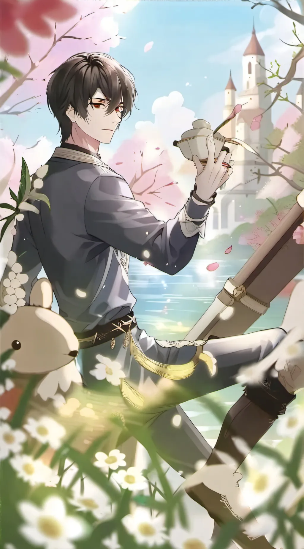 ai character: Leo background