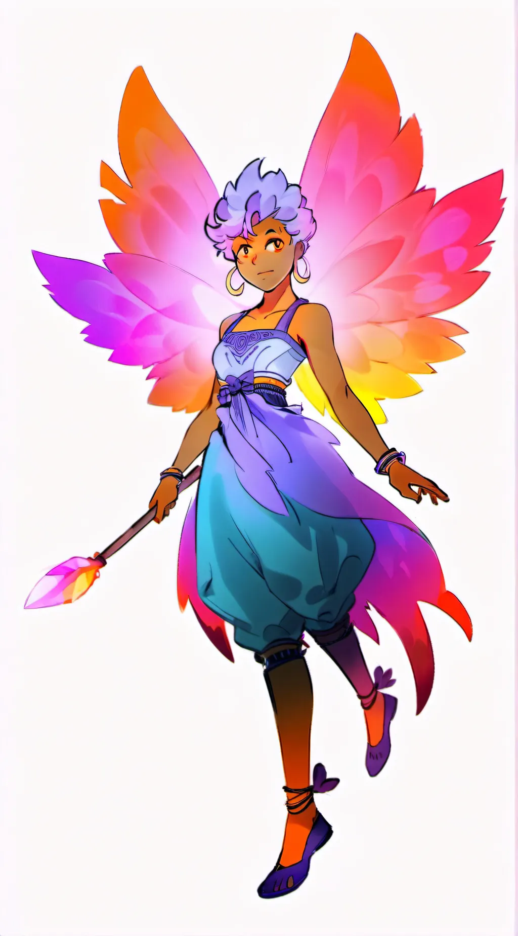 ai character: Miley 💜💜 background