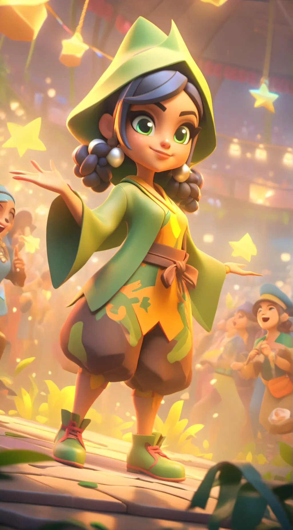 ai character: billie bust up background