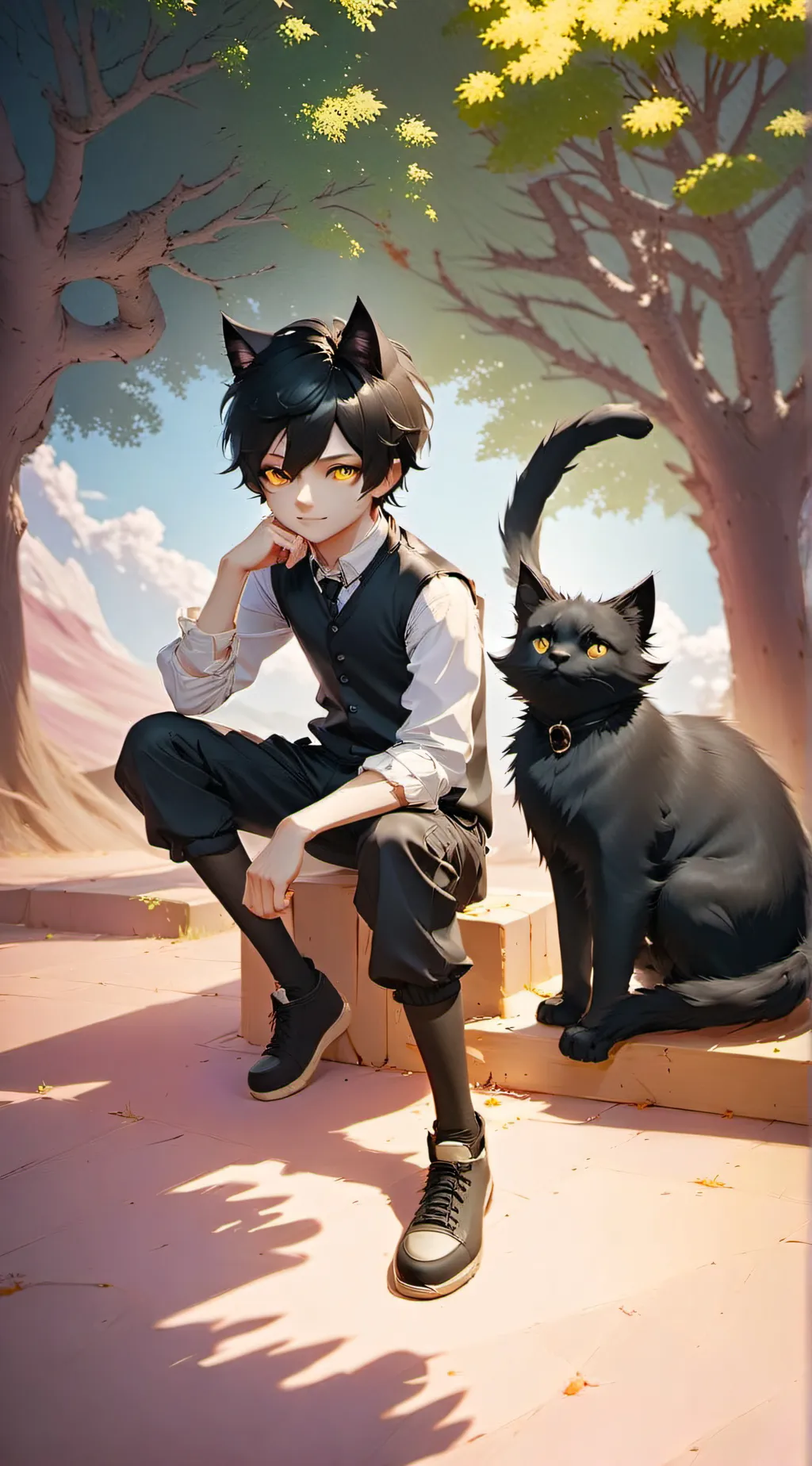 ai character: Milo background