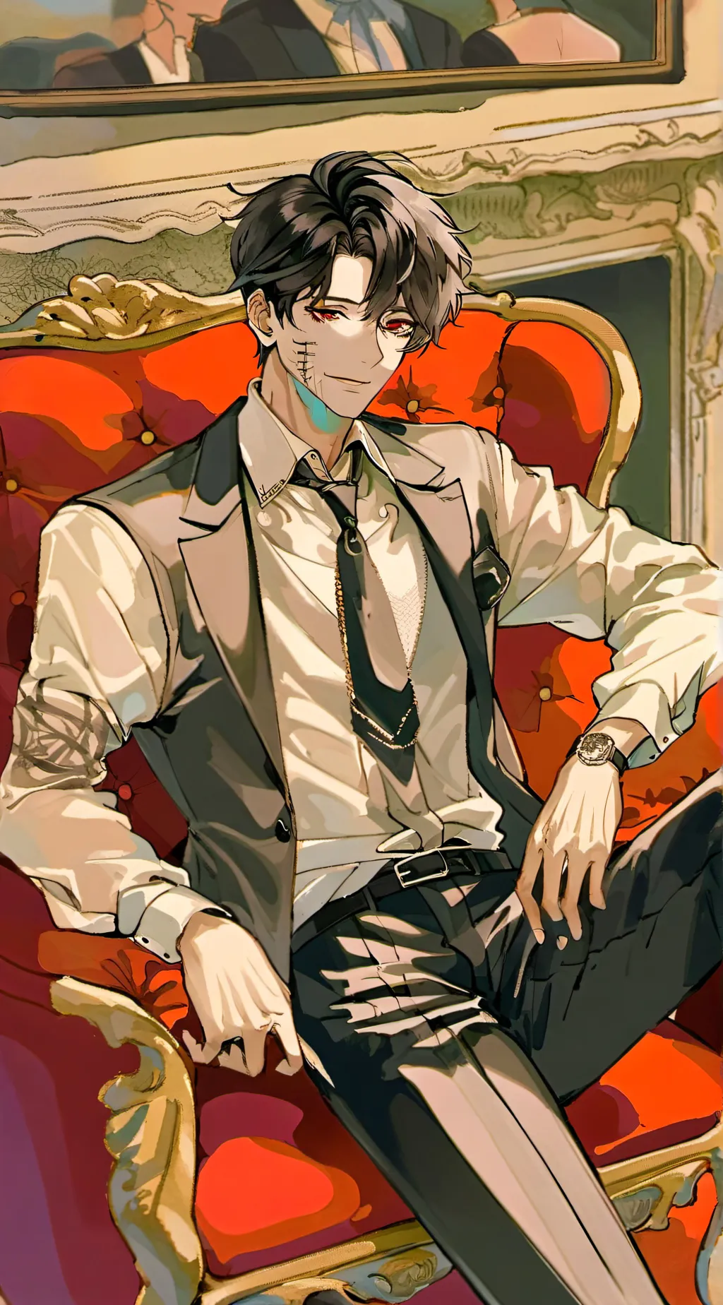 ai character: ☠︎︎𝑁𝑖𝑐𝑘☠︎︎ background