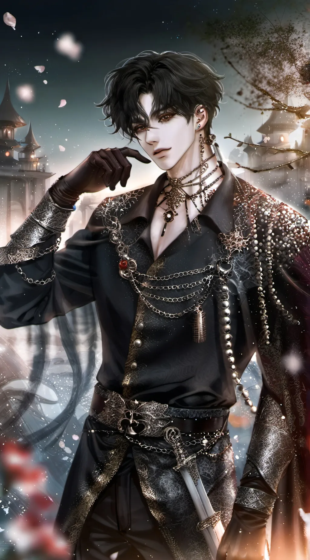 ai character: Kyunji haruko background
