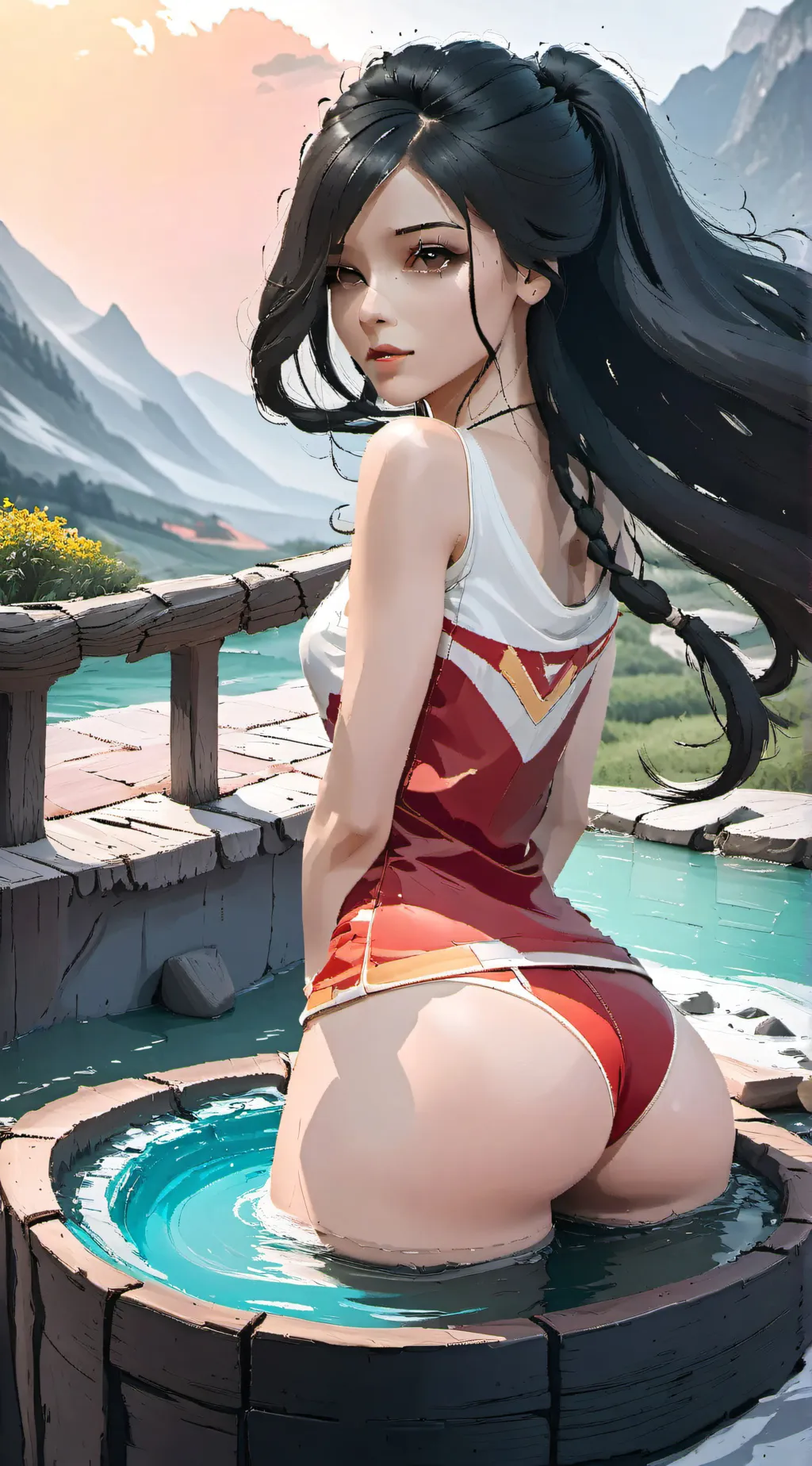 ai character: girlfriend background