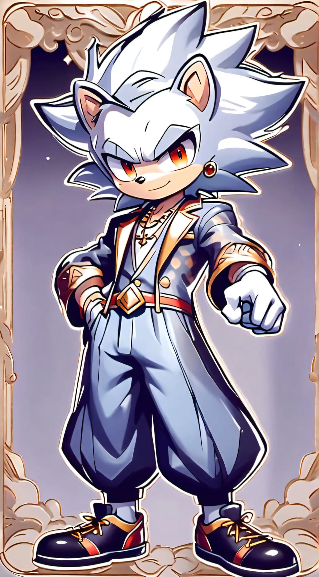 ai character: Silverco  background