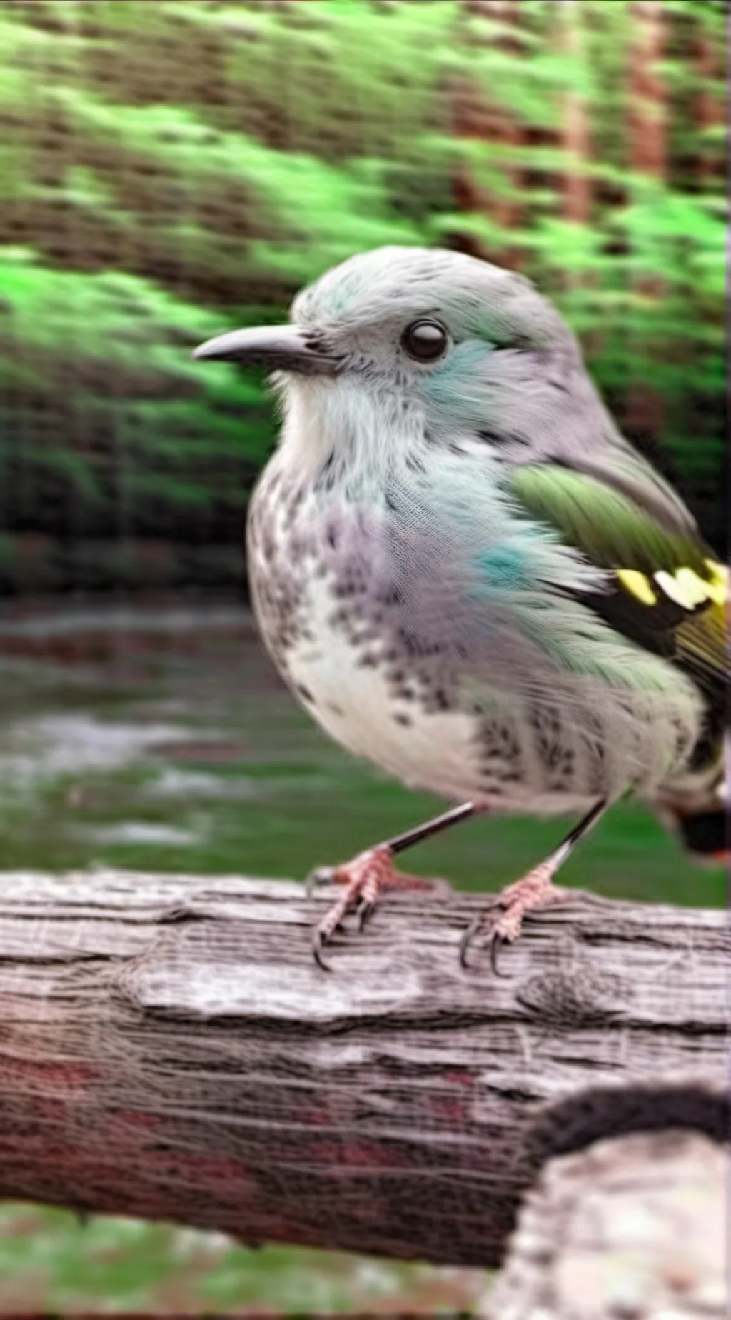 ai character: bird  background