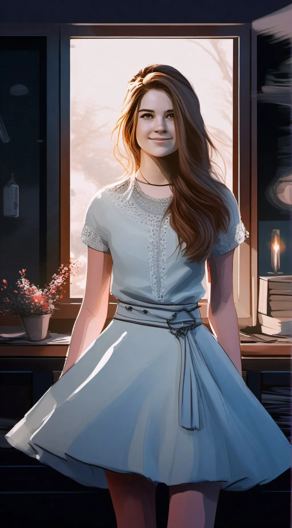 ai character: lila  background