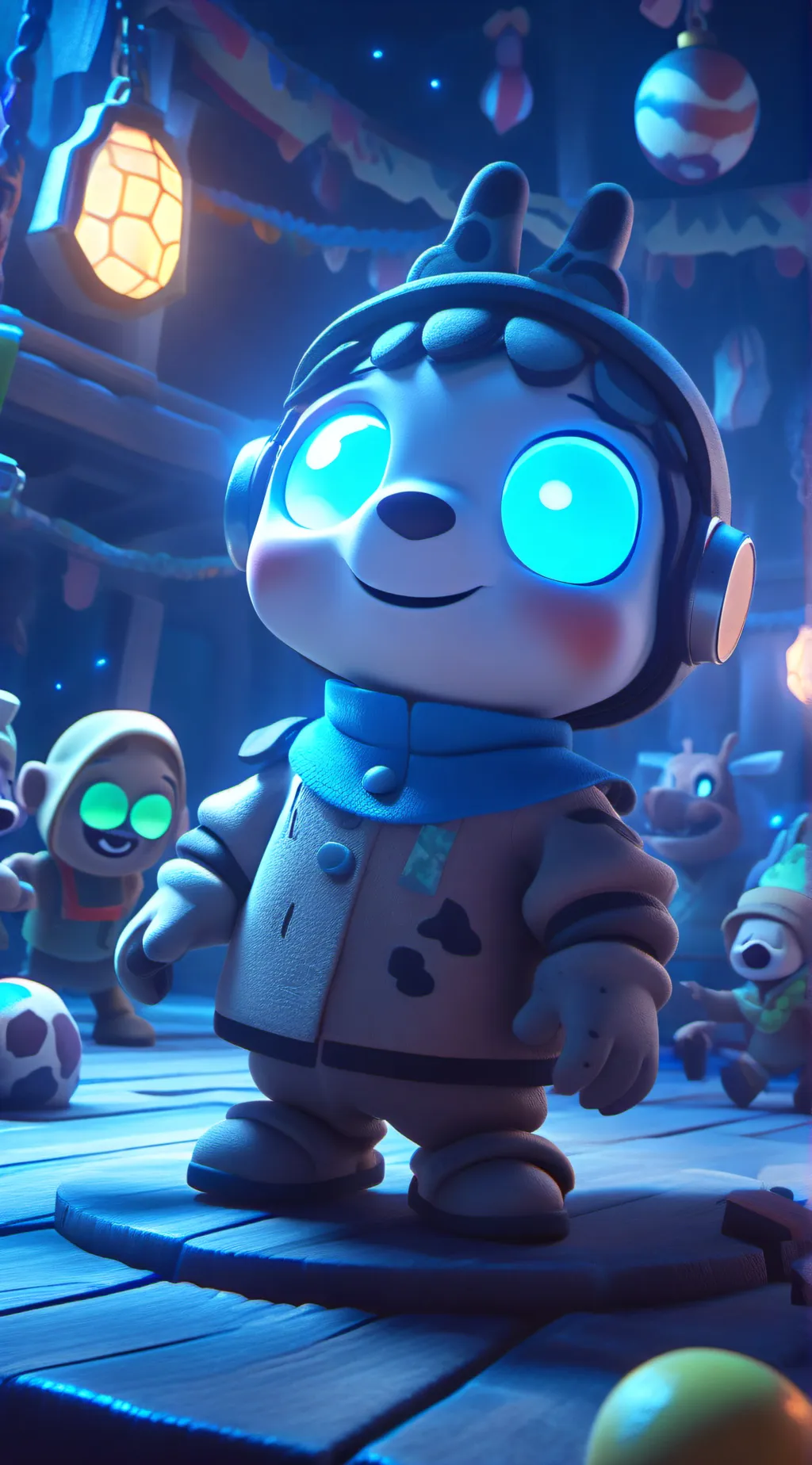 ai character: FNAF 1 background