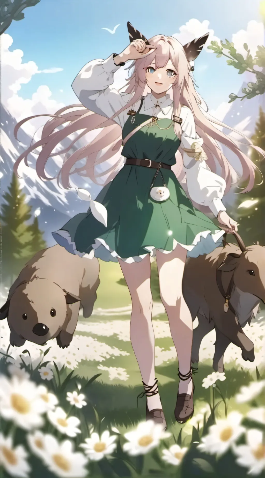 ai character: Aria background