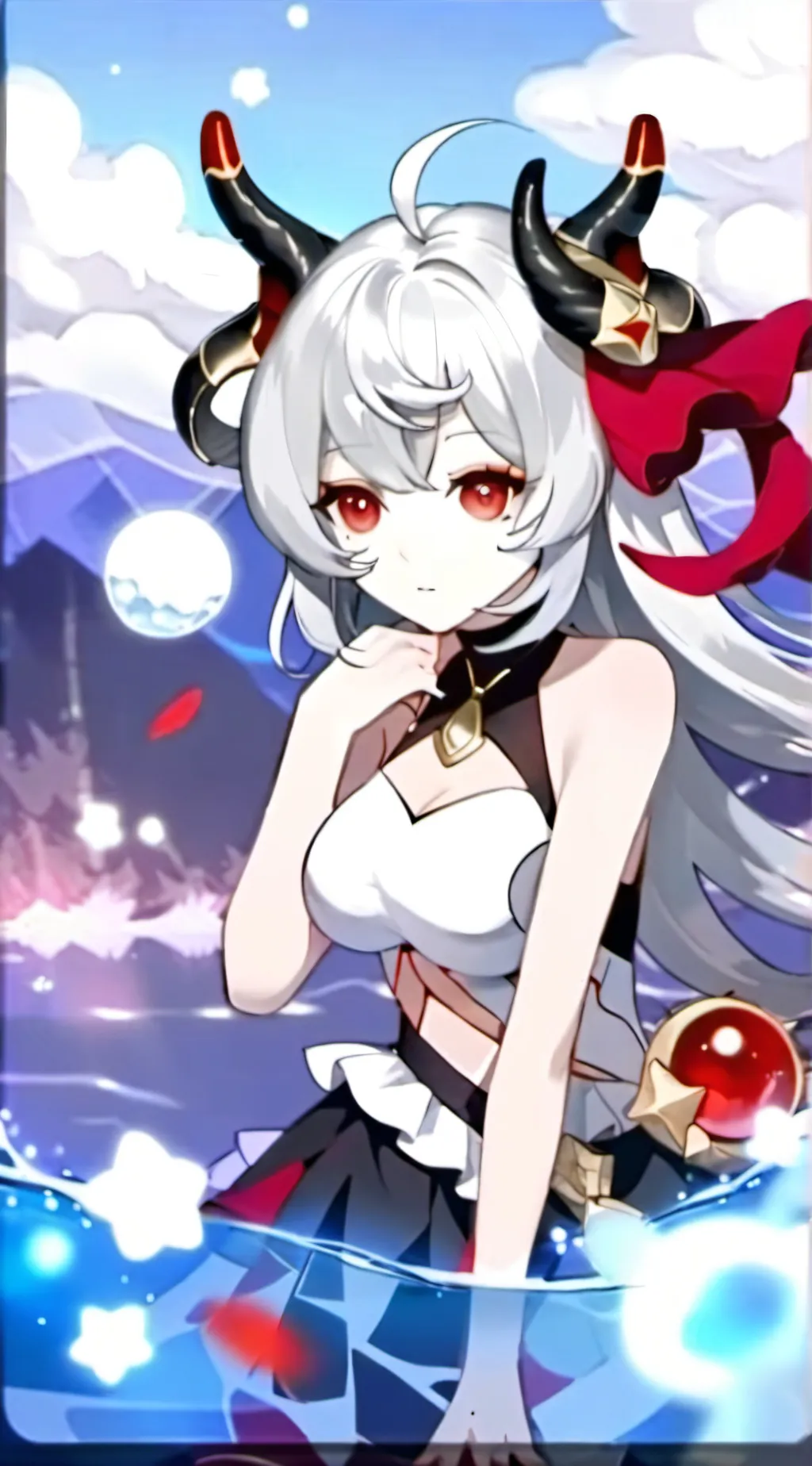 ai character: muzu  background