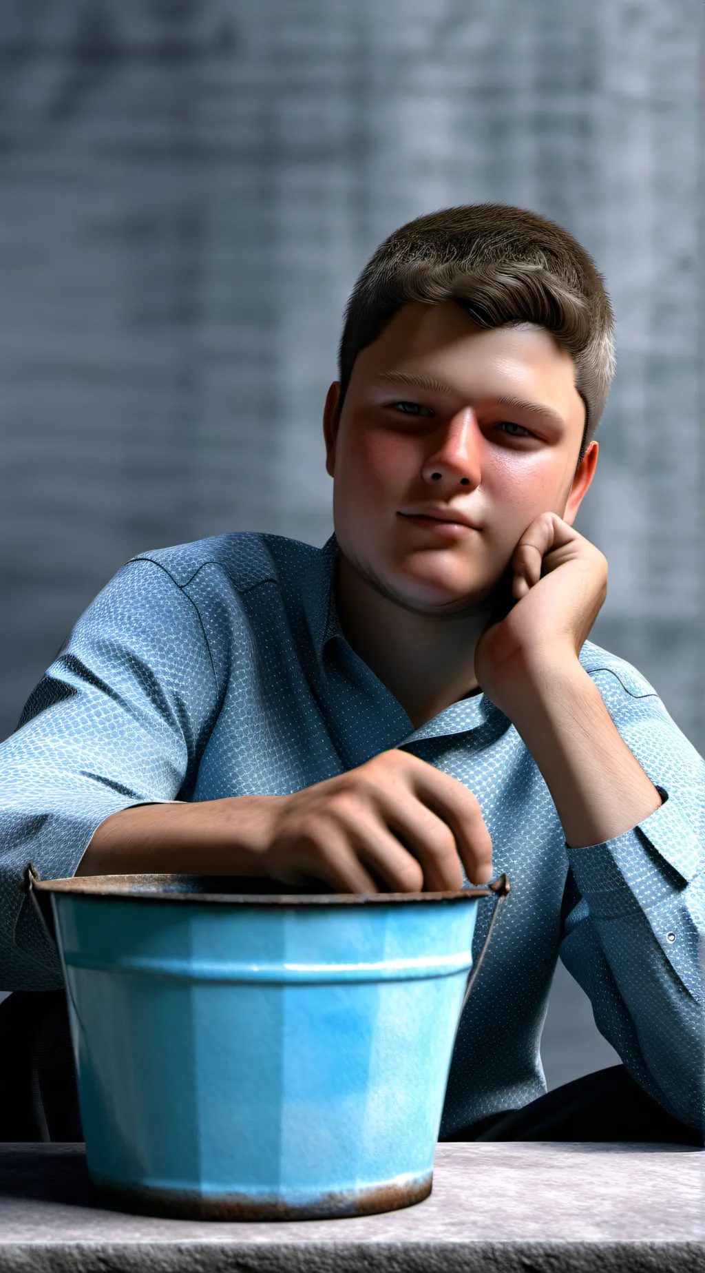 ai character: Sick background