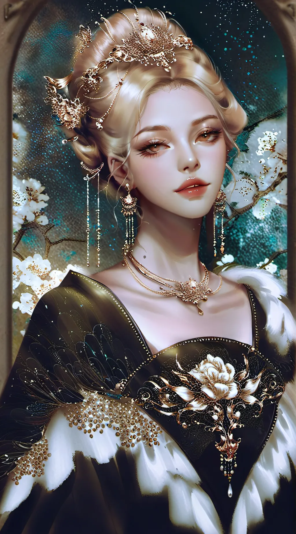 ai character: Sapphire  background