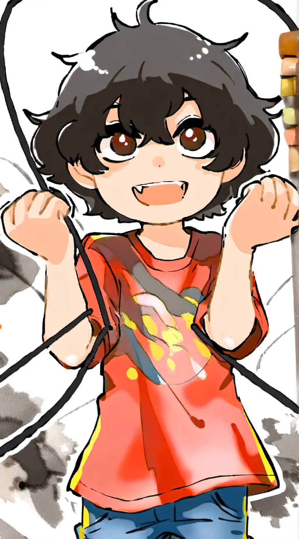 ai character: Playtime background