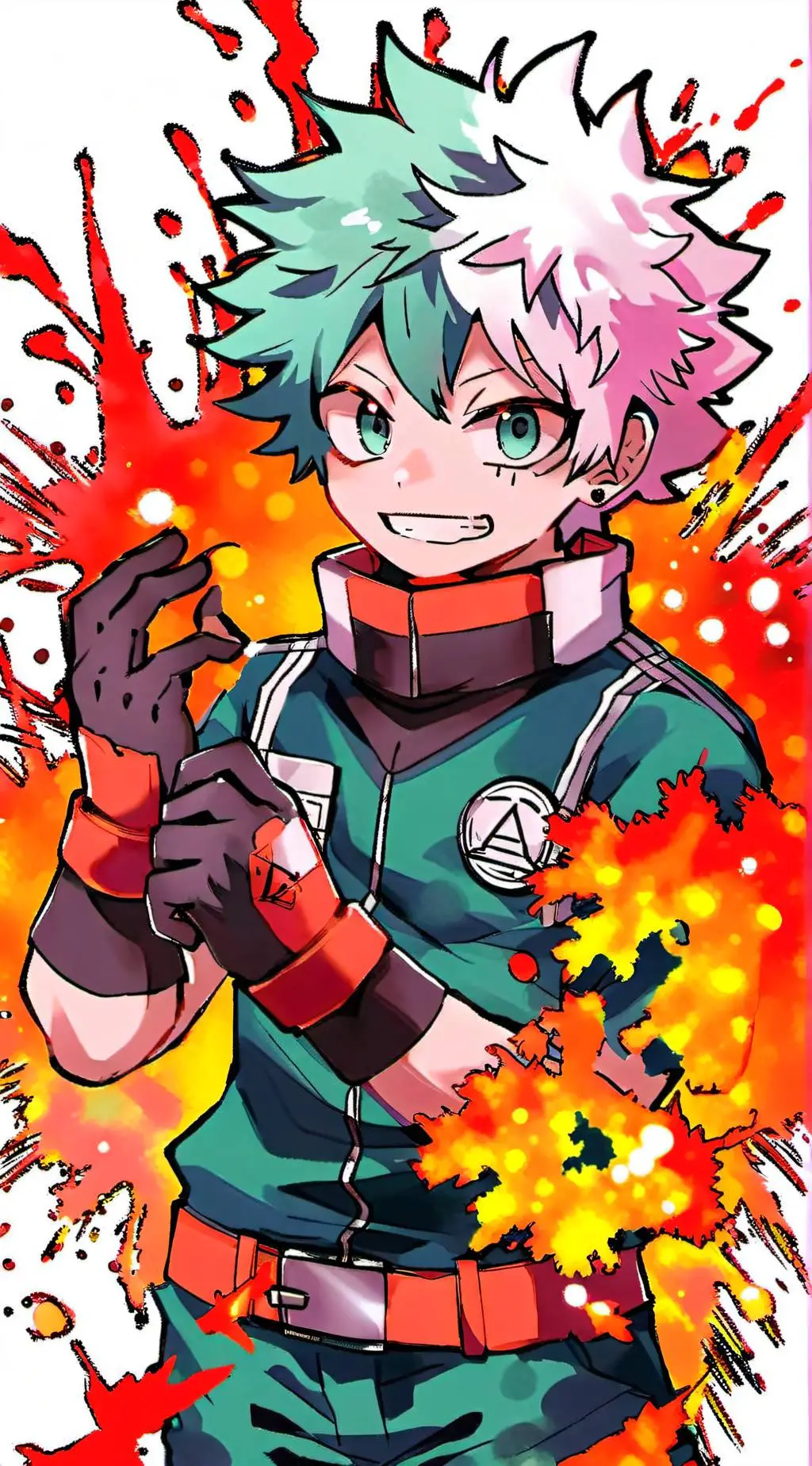 ai character: Deku background