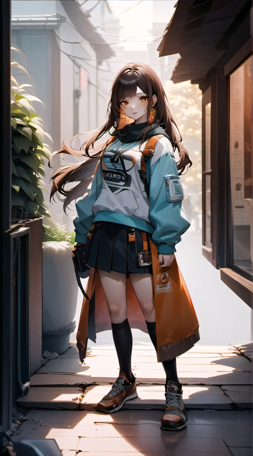 ai character: ' Akura ' background