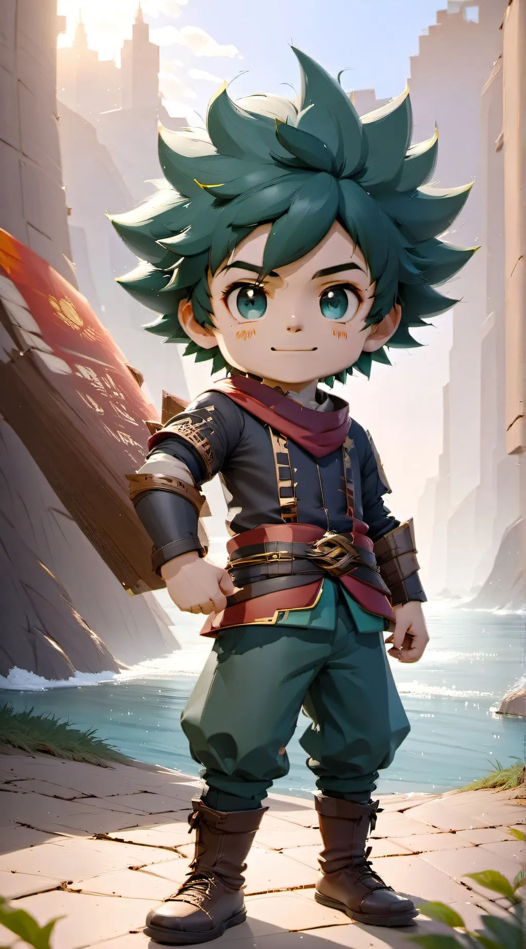 ai character: Bakugo background