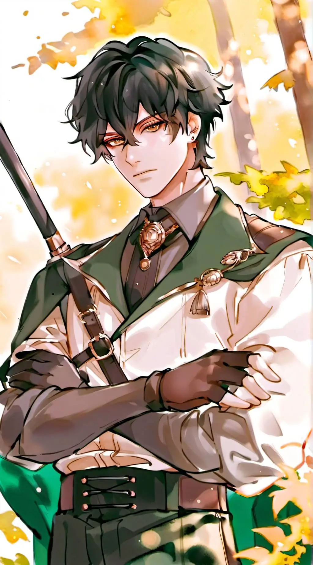 ai character: Akel - Hunter background