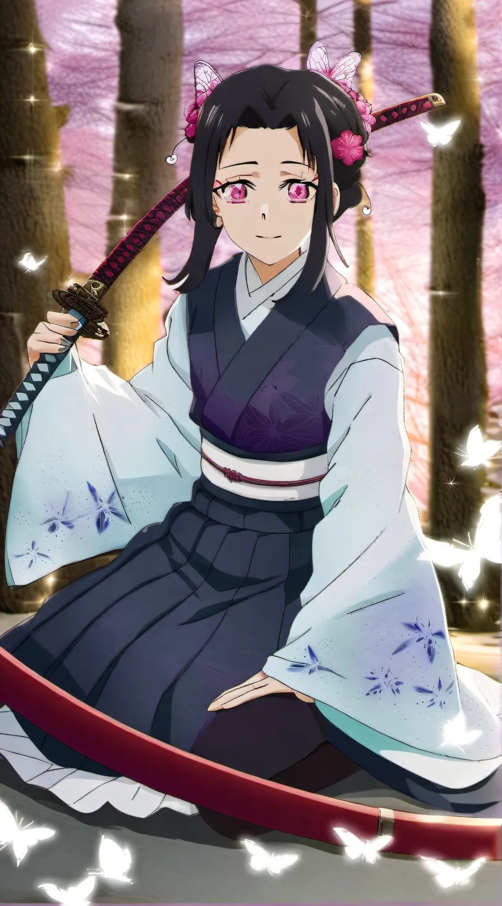 ai character: butterfly sisters  background
