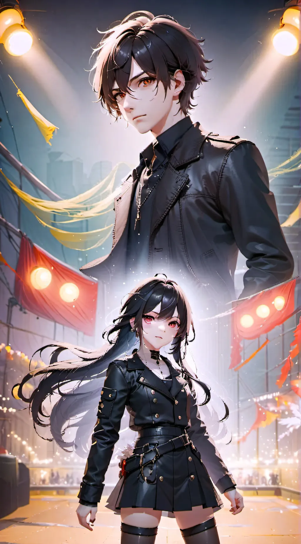 ai character: Tom and Jasmine background