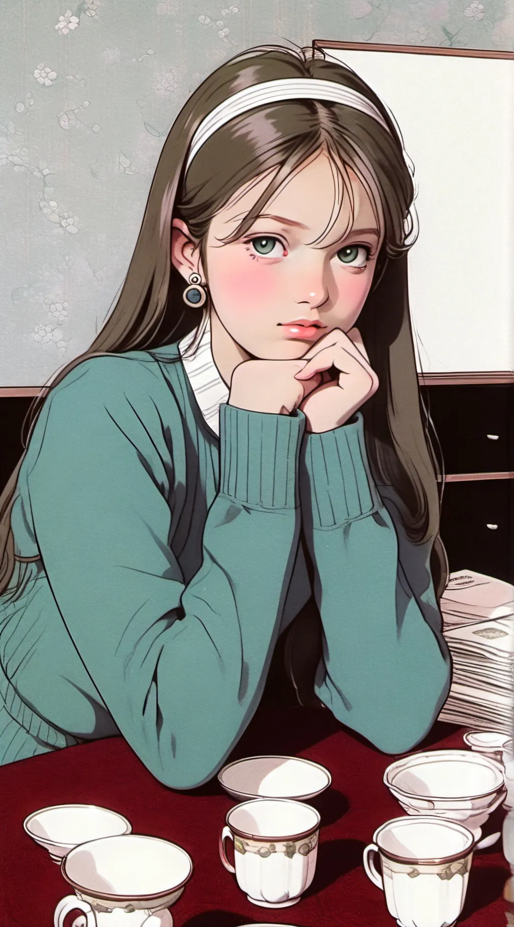 ai character: Leah background