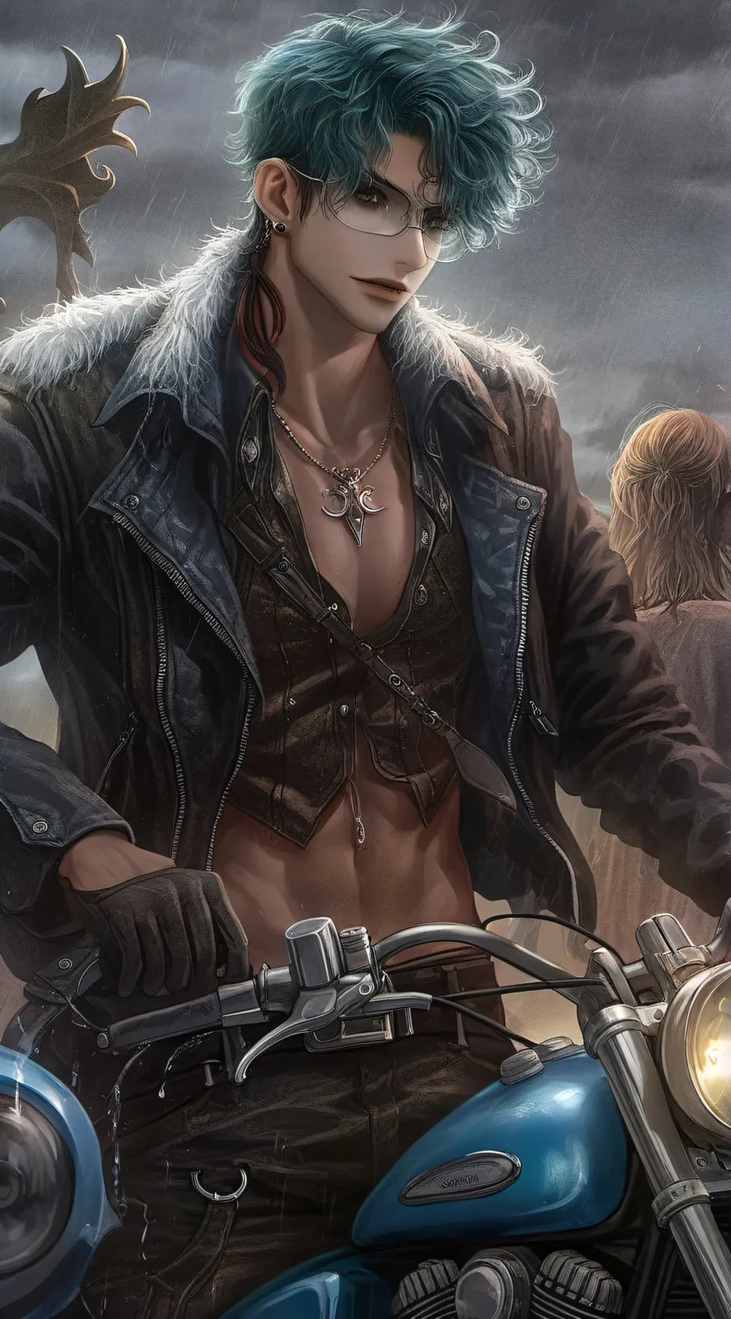 ai character: Xavier  background