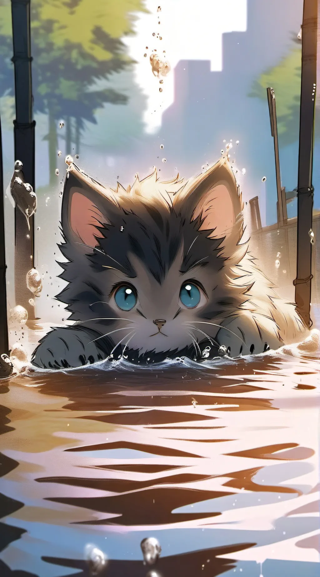ai character: Kitty background