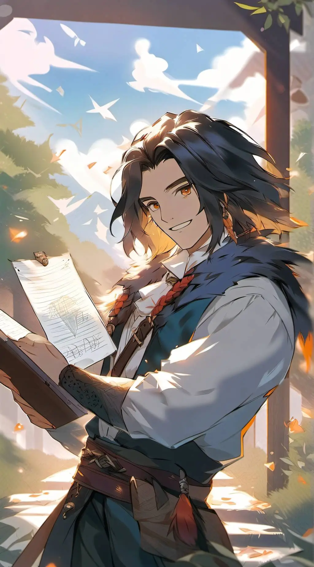 ai character: Falloren background