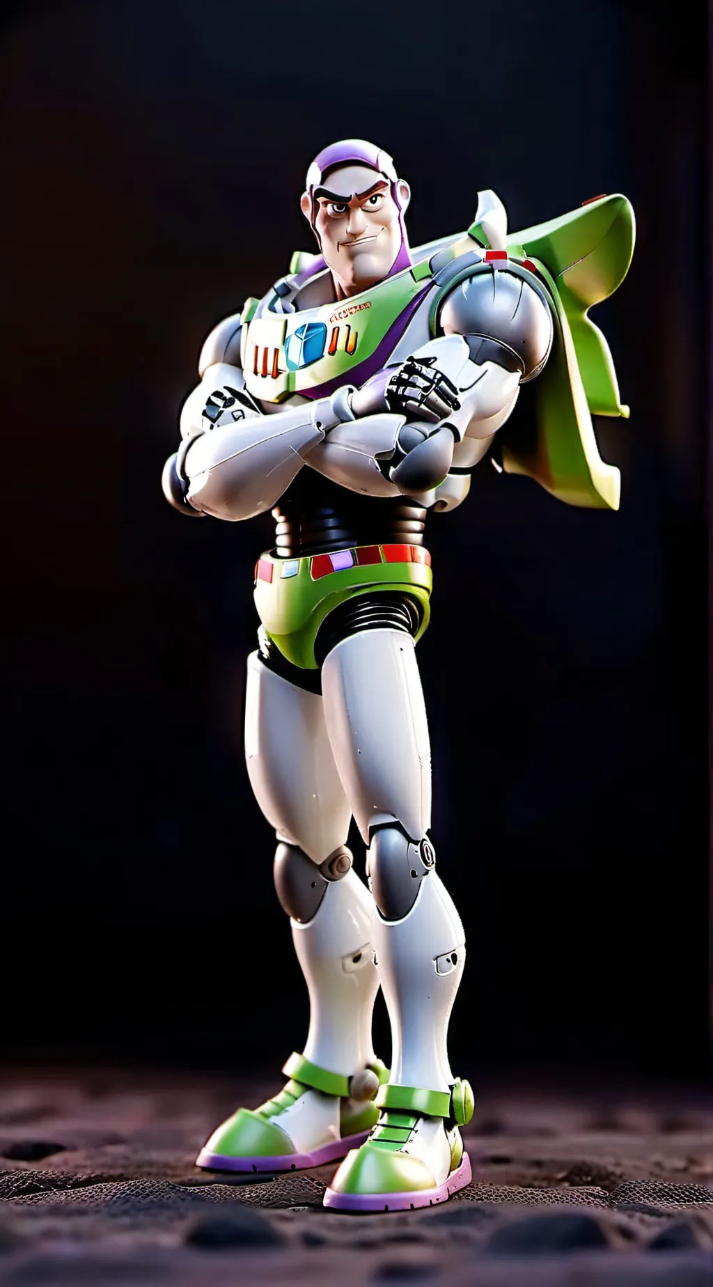 ai character: Buzz Lightyear  background