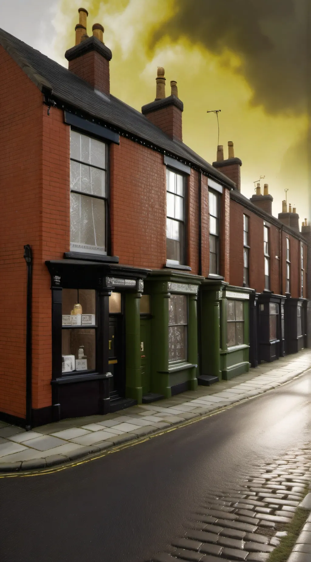 ai character: CORONATION STREET  background