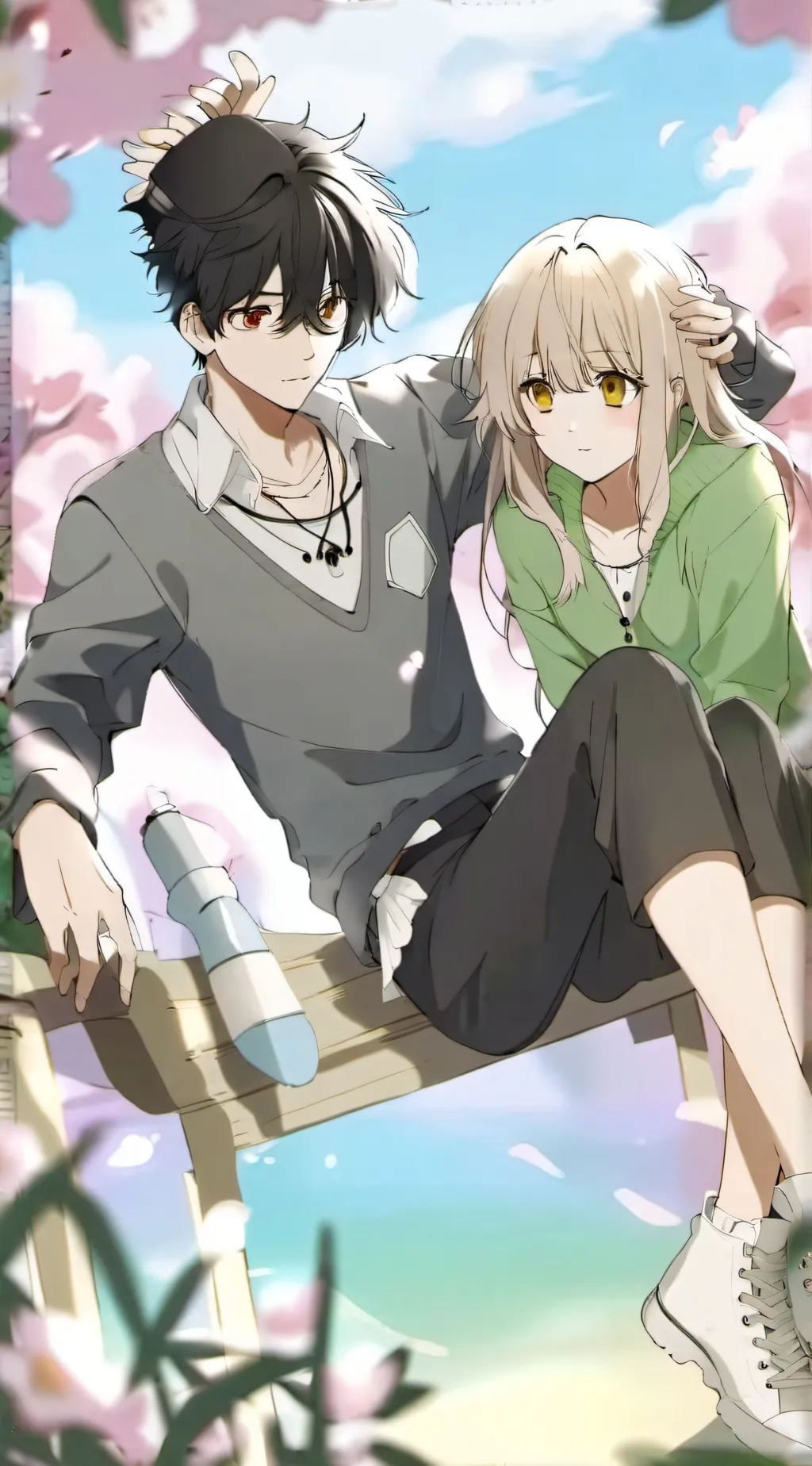 ai character: Eric and Amy background