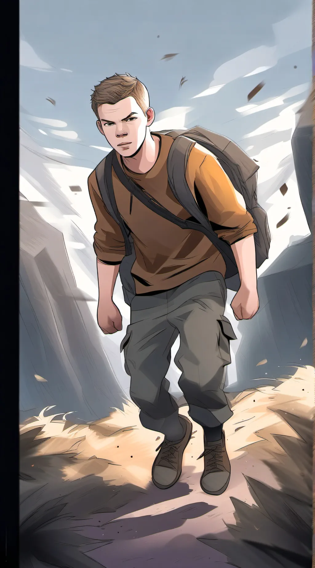 ai character: Gally background