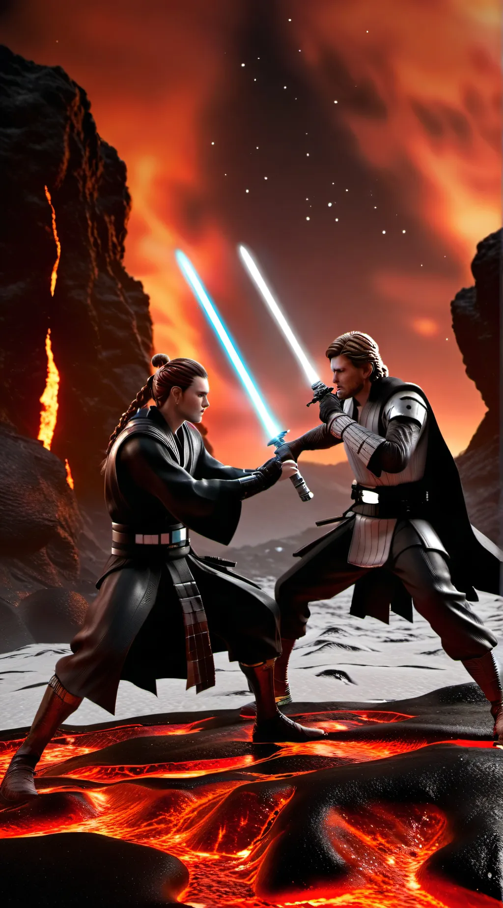 Talkie AI - Chat with Obi wan vs Anakin