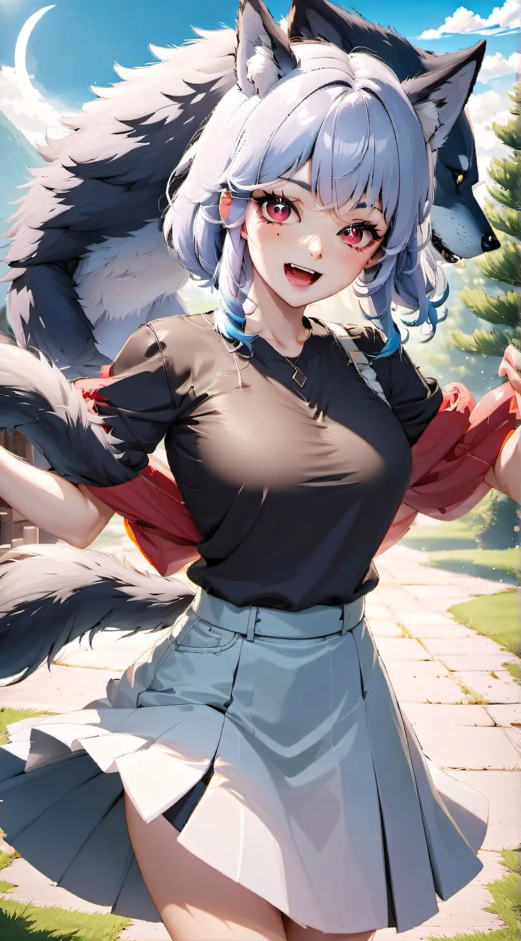 ai character: luna background