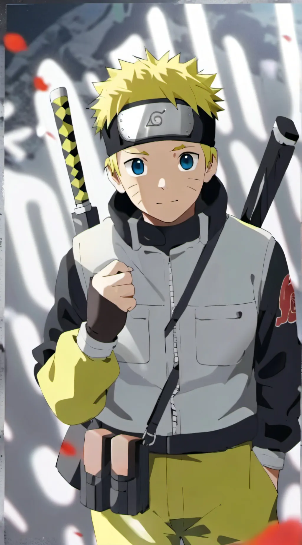 ai character: Naruto  background