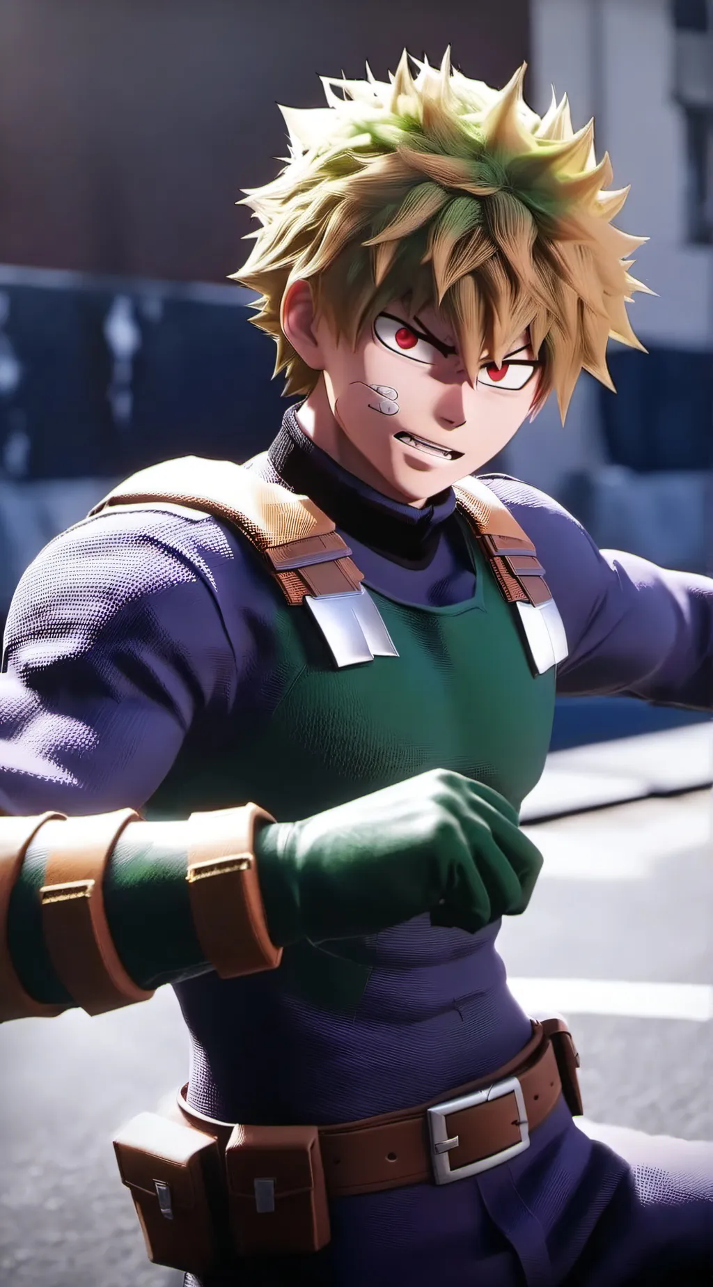 ai character: bakugou  background
