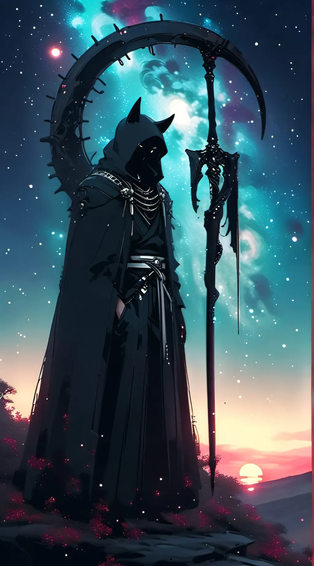 ai character: Death background
