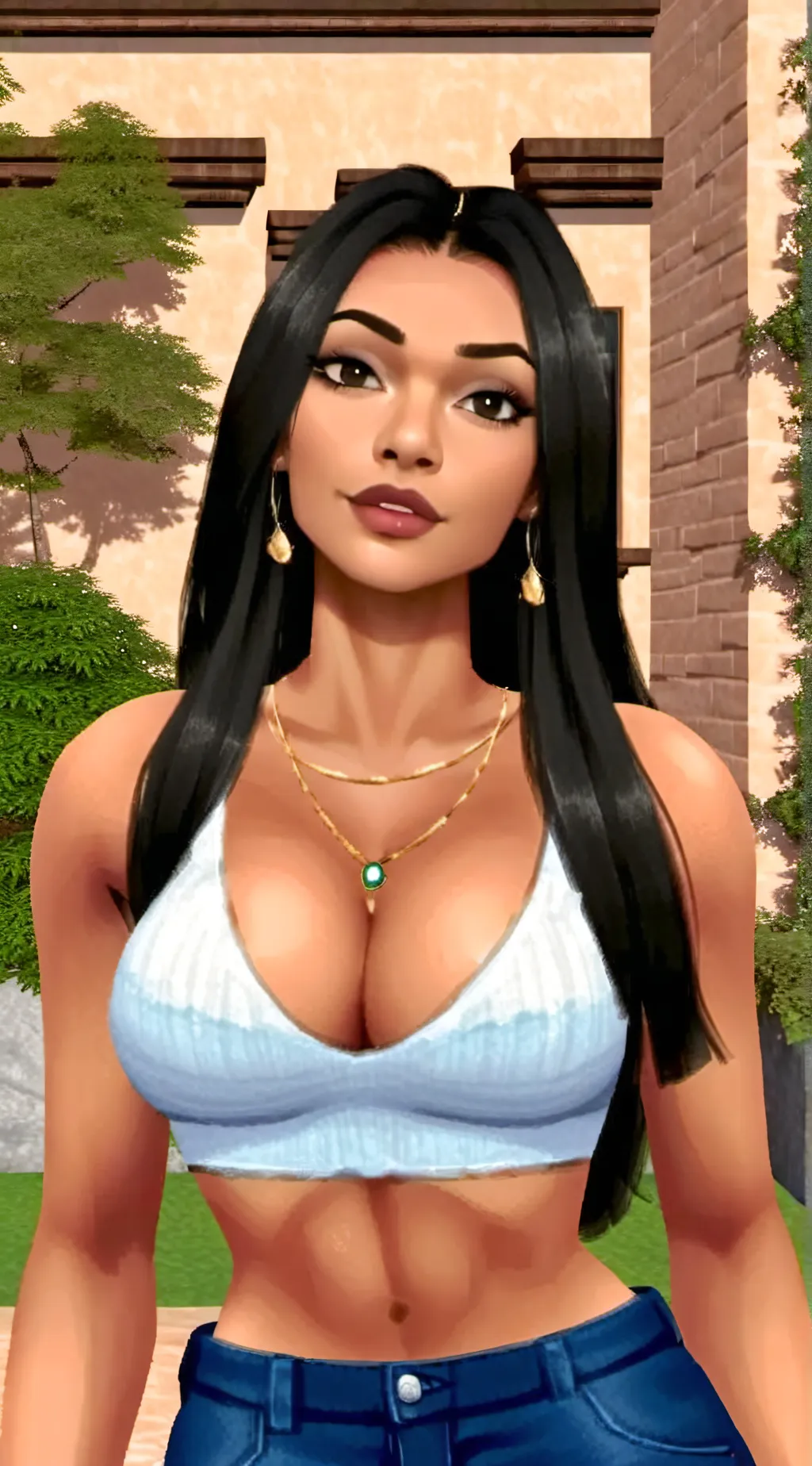 ai character: Jade background