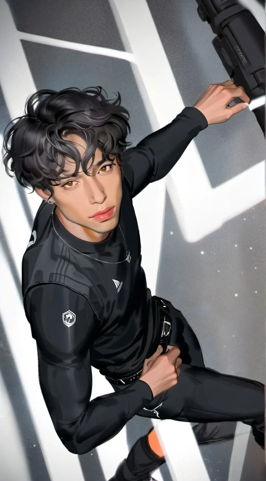 ai character: Larray😘✌️ background