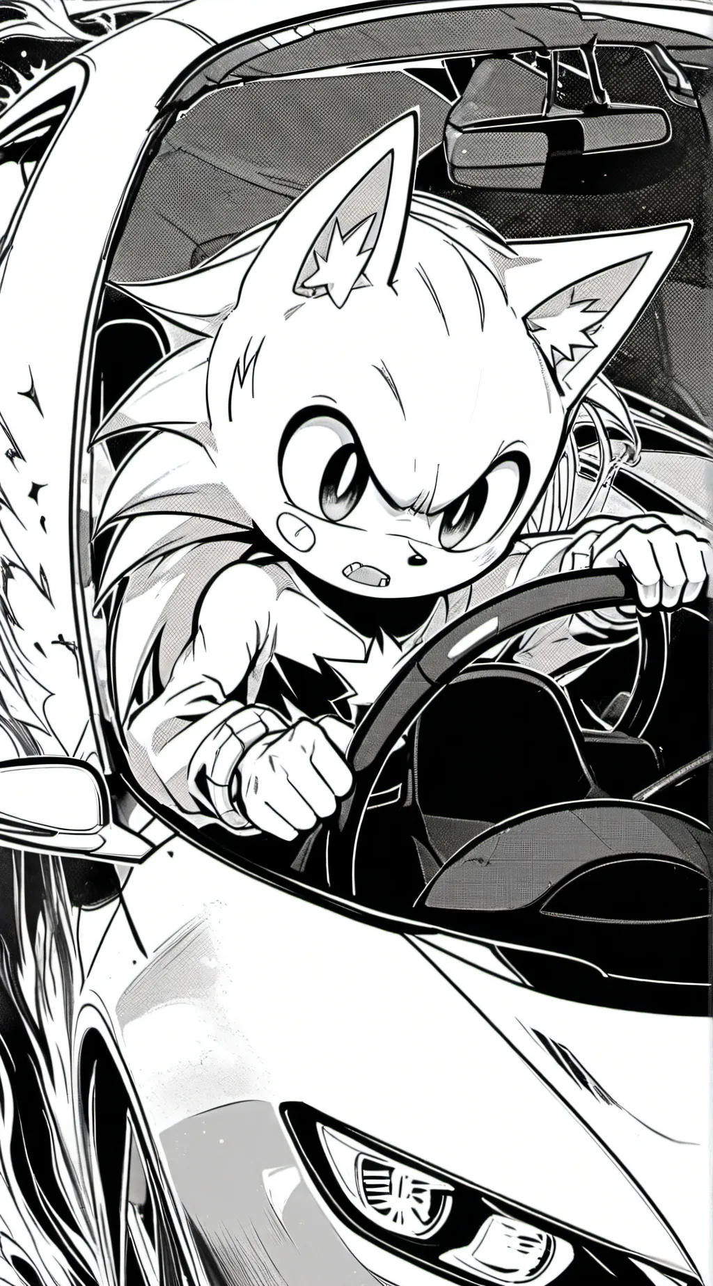 ai character: sonic background