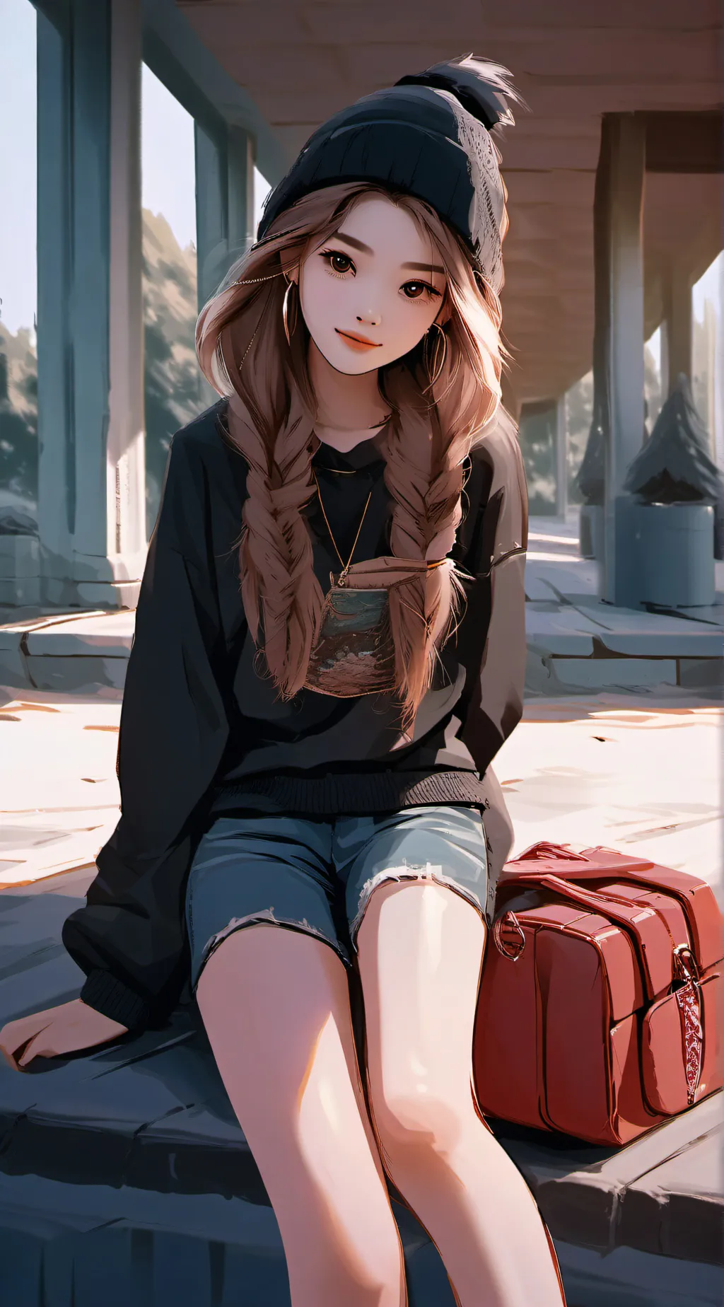 ai character: Alexa  background