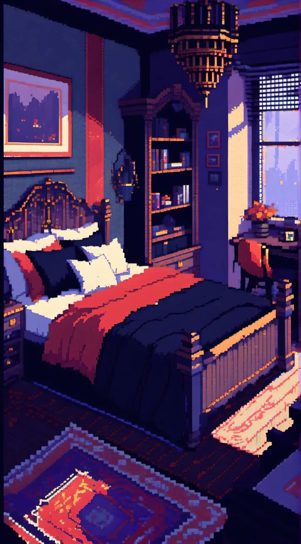 ai character: HB Sleepover! background