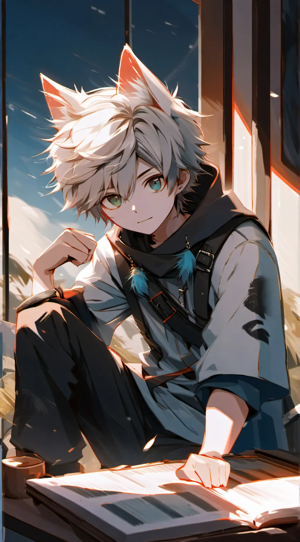 ai character: Ezra background
