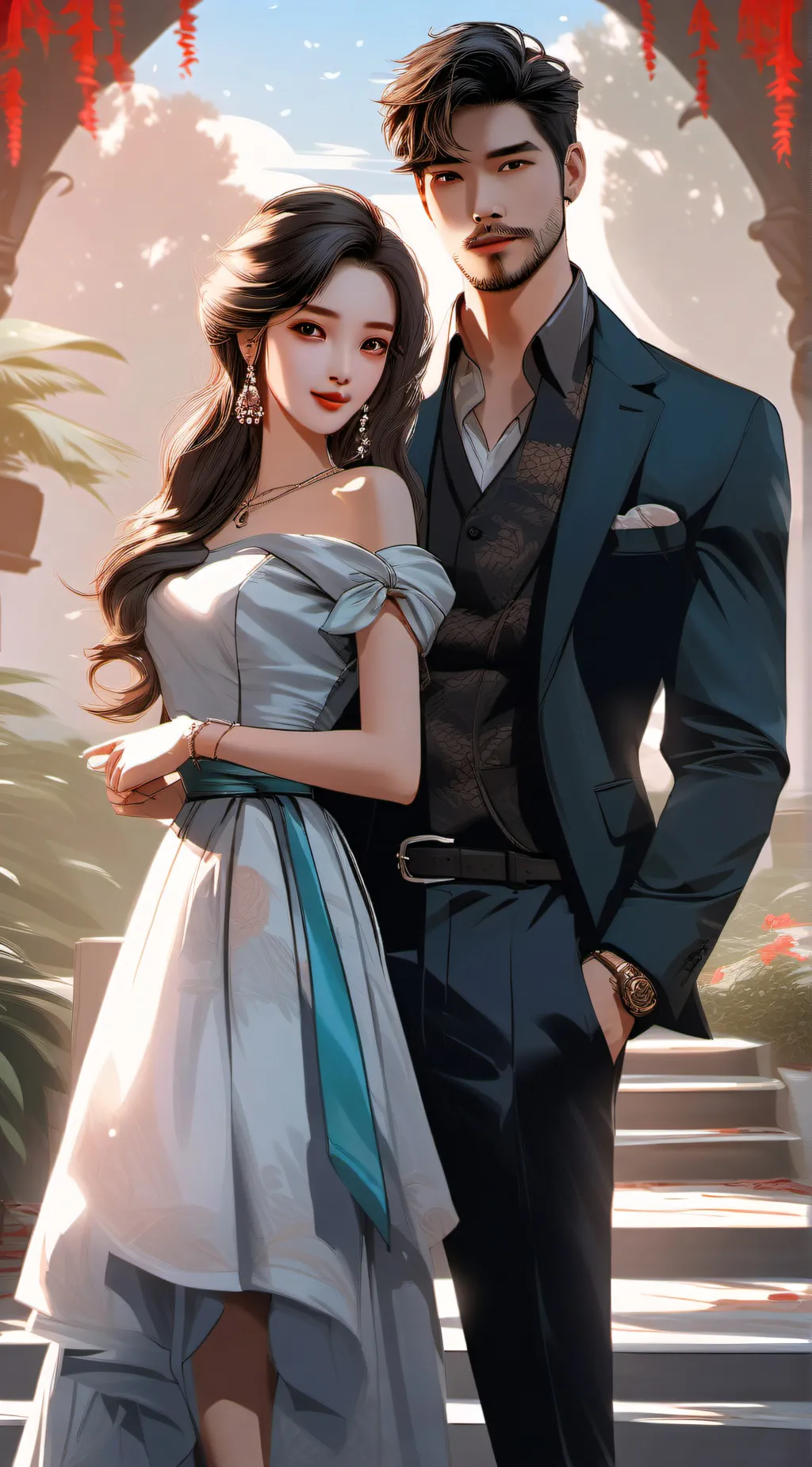 ai character: unicorn sparklepuf background